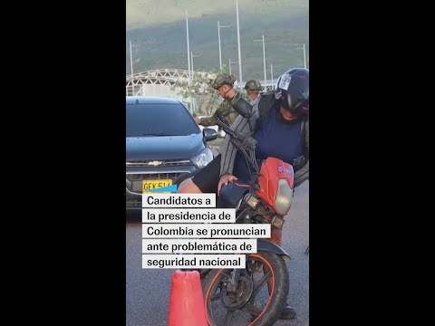 ELECCIONES COLOMBIA 2026: La seguridad divide las propuestas de los candidatos #shorts thumbnail