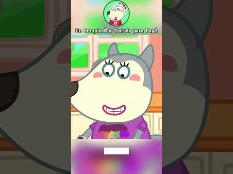 Un Cumpleaños Secreto para Papá #animación #shorts thumbnail