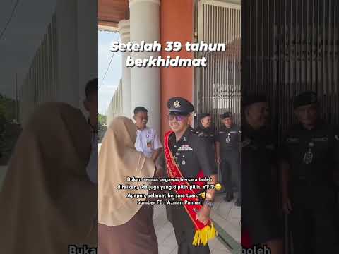 Semua terharu dapat sambut pegawai penjara ni untuk kali yang terakhir.?? thumbnail