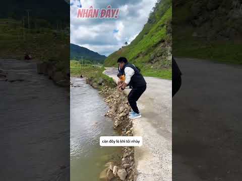 Thử thách nhảy parkour qua chiếc mương khổng lồ thumbnail