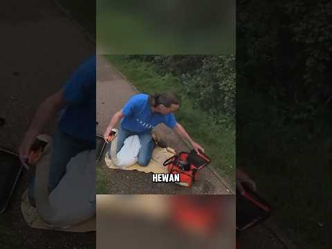 Pria ini menangkap dan melakukan sesuatu kepada seekor angsa thumbnail