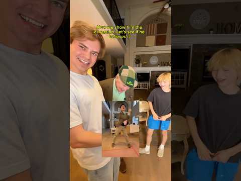Making my grandpa think he’s a crazy dancer😂 thumbnail