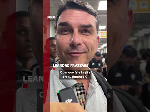 'Sem entrevista!': Flávio Bolsonaro vai aos EUA mas se recusa a falar se terá encontro com Trump thumbnail