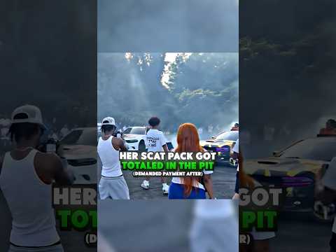 Her Scat Pack Got Totaled In The Pit And She Demanded Payment ? @MsOfficial392 thumbnail