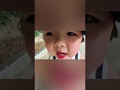 Las imágenes grabadas con la cámara del sombrero de esta niña son demasiado adorables 🥺❤️ #shorts thumbnail