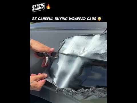 Be careful when buying a wrapped car thumbnail