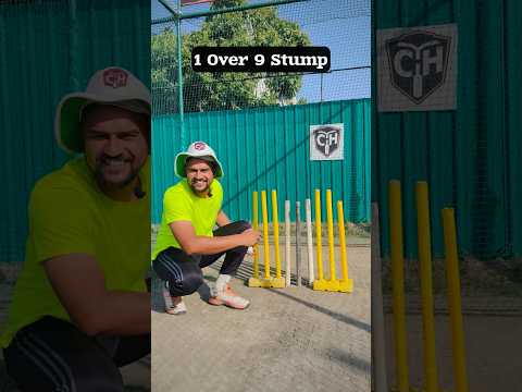 1 Over 9 Stump ? #cricketwithvishal #shorts thumbnail