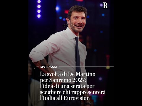 La svolta di De Martino per Sanremo 2027: una serata per scegliere chi andrà all'Eurovision thumbnail