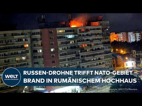 NATO-ALARM: Russische Drohne schlägt in Rumänien ein – Abfangjets im Einsatz thumbnail