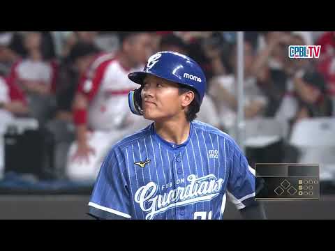 05/27 富邦 VS 味全 八局上，王苡丞擊出二壘長打，不過富邦攻勢無法串聯下去留下得點圈殘壘 thumbnail