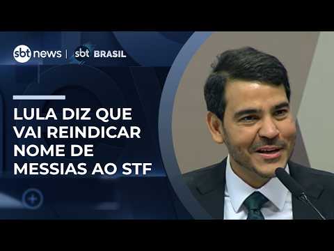Lula afirma reindicar Jorge Messias ao STF mesmo após rejeição no Senado | #SBTBrasil thumbnail