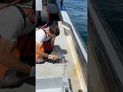 Dieser Fisch beißt obwohl er Tod ist 😳 #shorts thumbnail