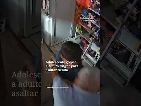 Adolescente Golpea a Adulto Mayor para Asaltar Tienda thumbnail