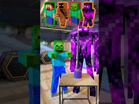 🦠Steve👤 vs ZIMBER👀 vs Zombie🧟‍♂️ vs Void🟪 | Minecraft Spinner Challenge🟩 | Who won?🥸 thumbnail