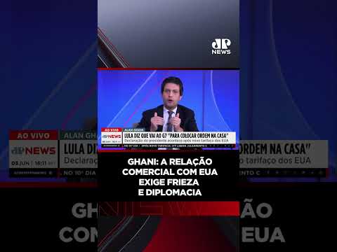 Ghani: A relação comercial com EUA exige frieza e diplomacia #shorts thumbnail