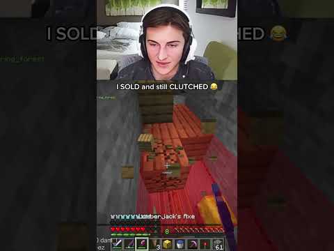 Failed bait to CLUTCH trap ?? #minecraft #gaming thumbnail