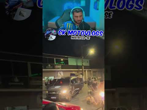 FOI CORTAR GIRO BEM NA FRENTE DOS HOMENS DE PRETO ! #motovlogs #ckmotovlogs thumbnail