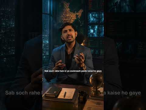 Don't Underestimate Cockroach Janta party 🪳😮 | Kuldeep Singhaniaa #shorts thumbnail