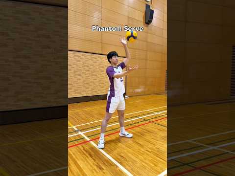 "Phantom Serve"👻🏐#volleyball thumbnail