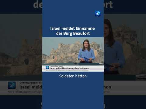 Israel rückt im Libanon vor und nimmt Burg Beaufort ein #Nachrichten #tagesschau #Libanon #Israel thumbnail