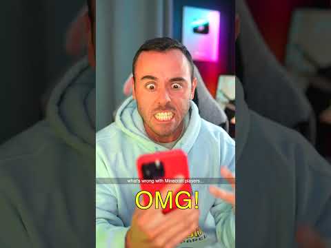 What's wrong with Minecraft players? #minecraft #comedyshorts #skit thumbnail