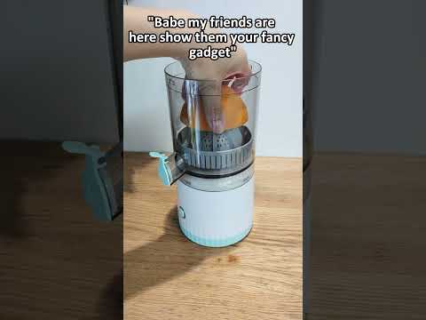 "Babe my friends are here show them your fancy gadget" #homehacks #kitchengadgets thumbnail