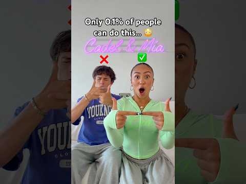 CAN YOU DO IT?! 🤔🤭🤷‍♂️ COMMENT FOR 7 YEARS OF GOOD LUCK! 🍀😅 #funny #couple thumbnail