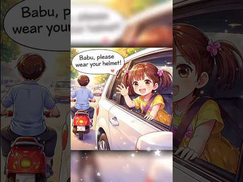Babu, Please Wear Your Helmet’ – Little Girl’s Sweet Message Wins Hearts 🪖❤️ thumbnail