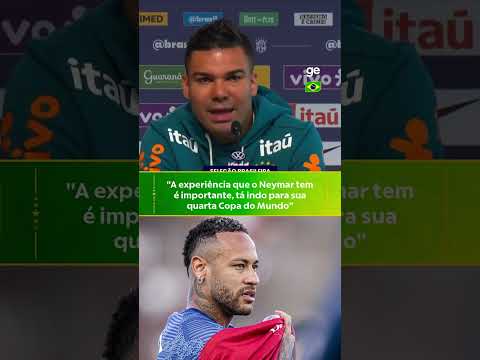 CASEMIRO FALA SOBRE A IMPORTÂNCIA DE TER NEYMAR NO ELENCO DA SELEÇÃO | #shorts | ge.globo thumbnail