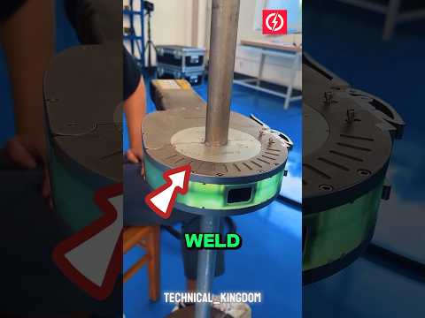 Stainless Steel Pipe Welding |  Closed Orbit Argon Arc Welding #shorts thumbnail