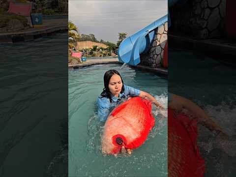 kk di kasih ikan sama ade #trandingshorts thumbnail