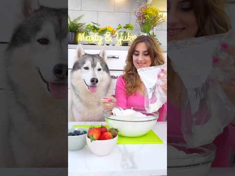 RICETTA del GELATO di PASQUA a forma di coniglio 🐰🍦😋🐶 #ricetta #pasqua #cibo #cane #dog thumbnail