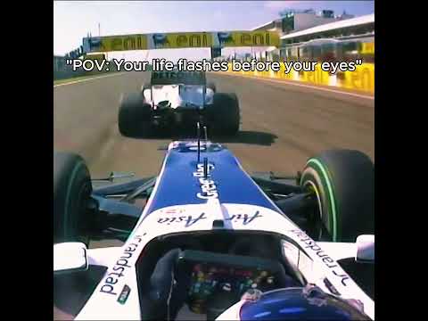 POV: Your life flashes before your eyes ? #f1 #automobile #caredit #formula1 #racing #scary thumbnail