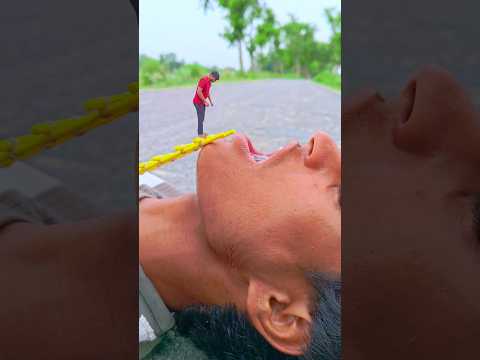 Giant Boy Drinking Tiny Human 🔥😱 Creative videography ideas 💡 #shorts #videography #photography thumbnail
