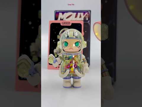 Unboxing Pop Mart Mega Space Molly 100% Series 3 Spoof Red Luxo Lamp #shorts thumbnail
