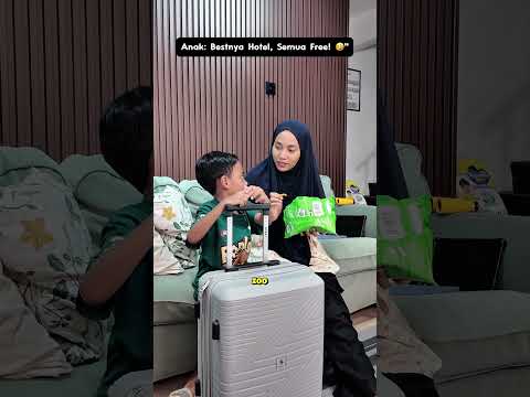 Anak Ingat Semua Kat Hotel Free 😂 #comedy #funny thumbnail