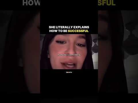 She Literally Explains How to be Successful. thumbnail