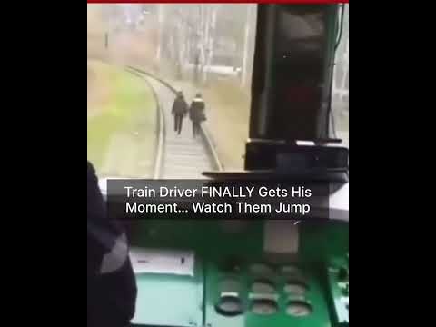 Train Driver FINALLY Gets His Moment… Watch Them Jump thumbnail
