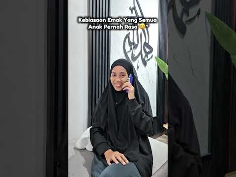 Kebiasaan emak yang buat anak bingung #funny #comedy thumbnail