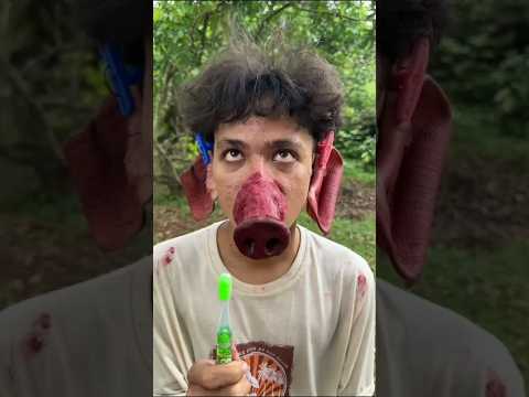 GARA GARA PERMEN SIKAT GIGI MONCONG IBLIS #shorts #lucu #art #trending thumbnail