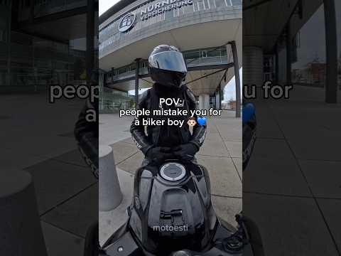 His reaction 😂 part 2? #fyp #viral #motorcycle #biker #explore thumbnail