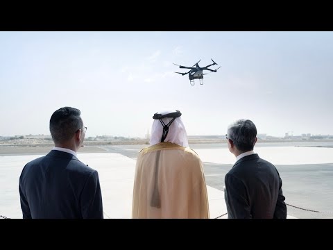 “Land Aircraft Carrier” Takes First Overseas Manned Test Flight in the UAE thumbnail