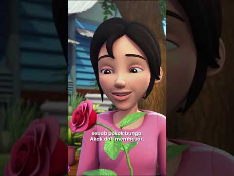Kak Ros suka sangat tanam pokok bunga ros! 😍🌹 Siapa sama macam Kak Ros? 🥰✨ #upinipin #LesCopaque thumbnail