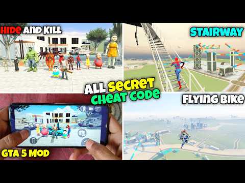 Gta 5 + Iron Man + Toy Car + Hide & Kill All Secret Cheat Code 😍Indian Bikes Driving 3d thumbnail