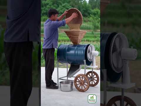 Building a Grain Dust Collector Using an Iron Drum and a Fan thumbnail