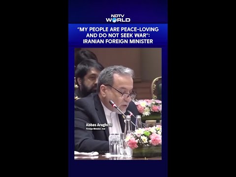 Iran's Abbas Araghchi On War: "My People Are Peace-Loving And Do Not Seek War" thumbnail