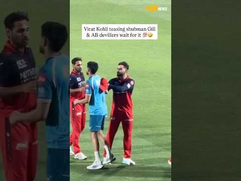Virat Kohli teasing shubman Gill & AB devillers wait for it 💯🤣 thumbnail