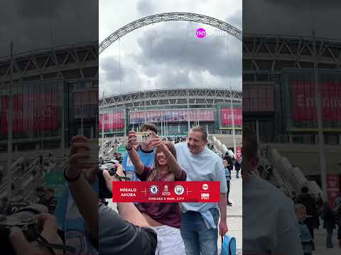 ¡WEMBLEY, LISTO PARA LA FINAL DE FA CUP ENTRE CHELSEA Y MANCHESTER CITY! #Shorts thumbnail