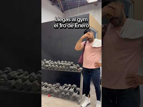 Llegas al gimnasio el 1ro de Enero 😱 thumbnail