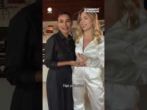 Cíntia Chagas recebe Sheila Mello no #DomingoEspetacular | #shorts thumbnail